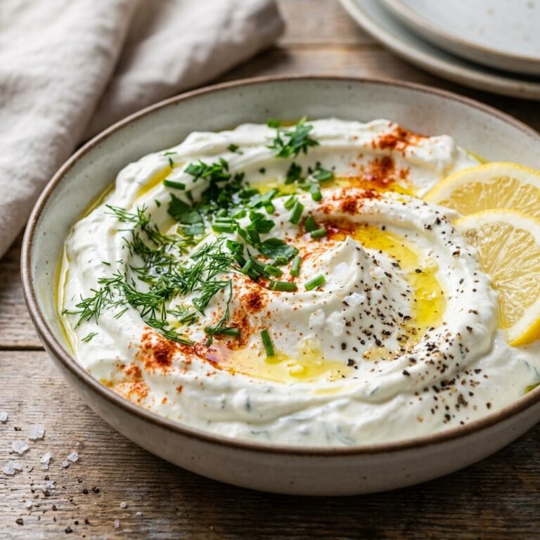 Savory Greek yogurt dip