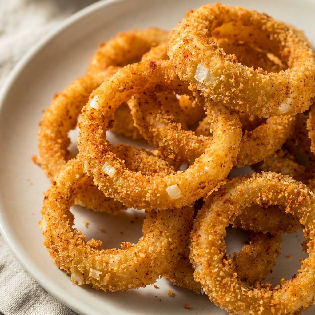 Air fryer onion ring chips