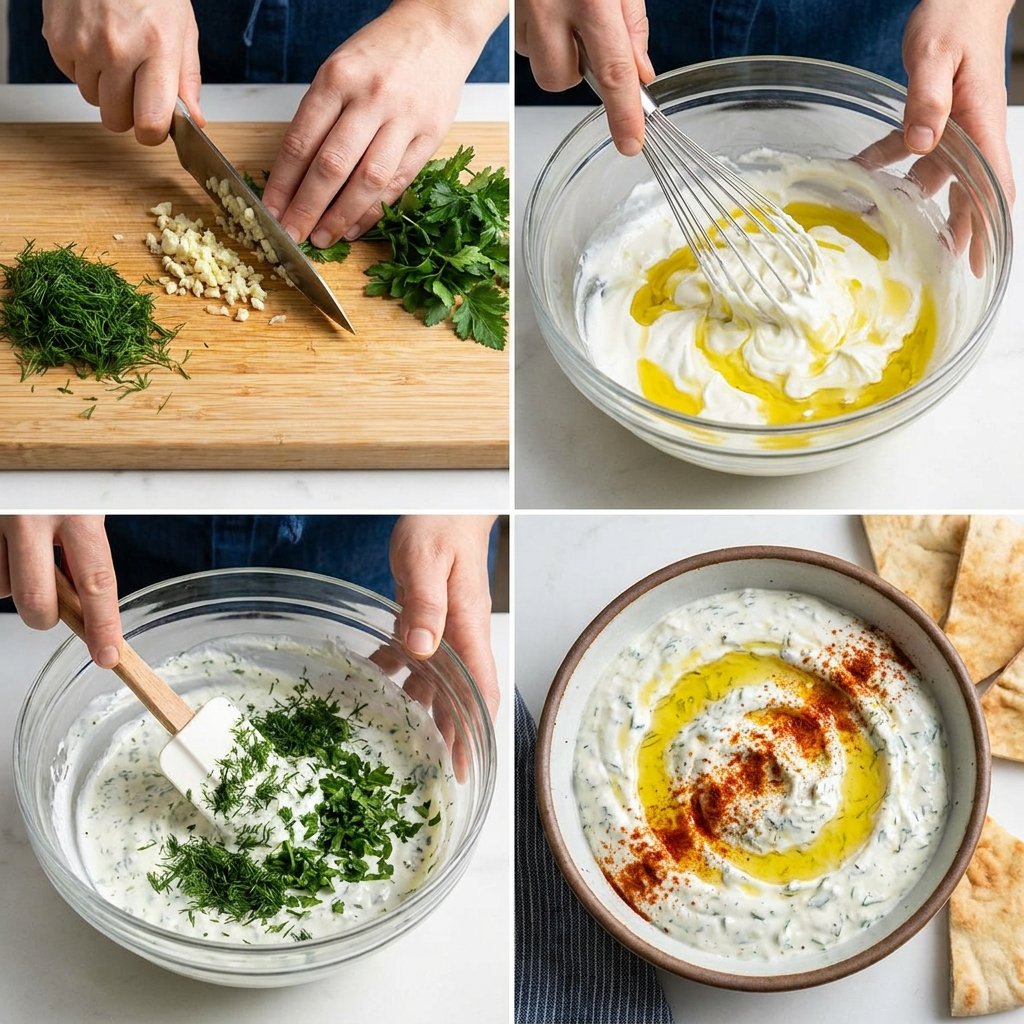 Savory Greek yogurt dip