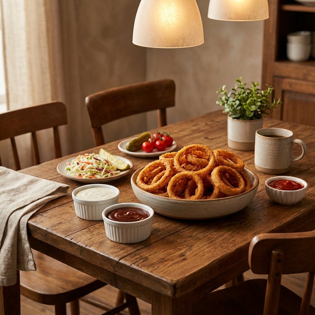 Air fryer onion ring chips