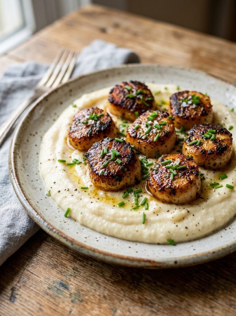 Air Fryer Blackened Scallops Cau… 202604291341