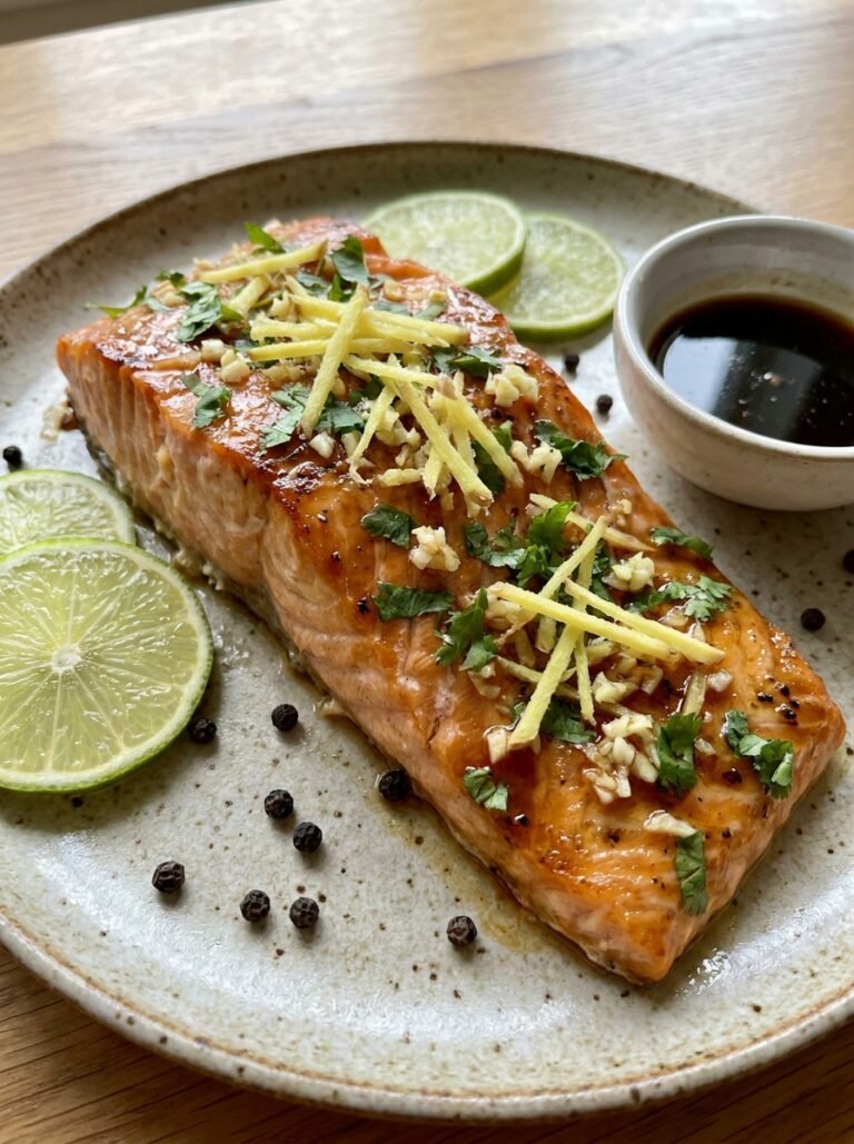 Baked salmon with 202604241642