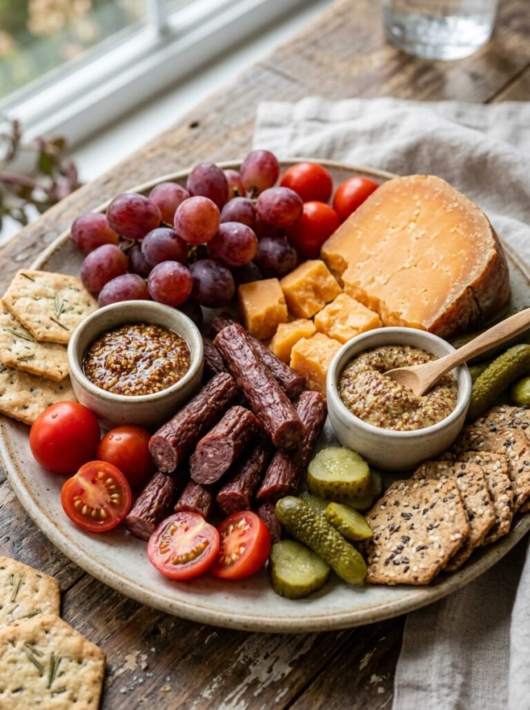 Beef Stick Gouda Snack Plate 202604291307