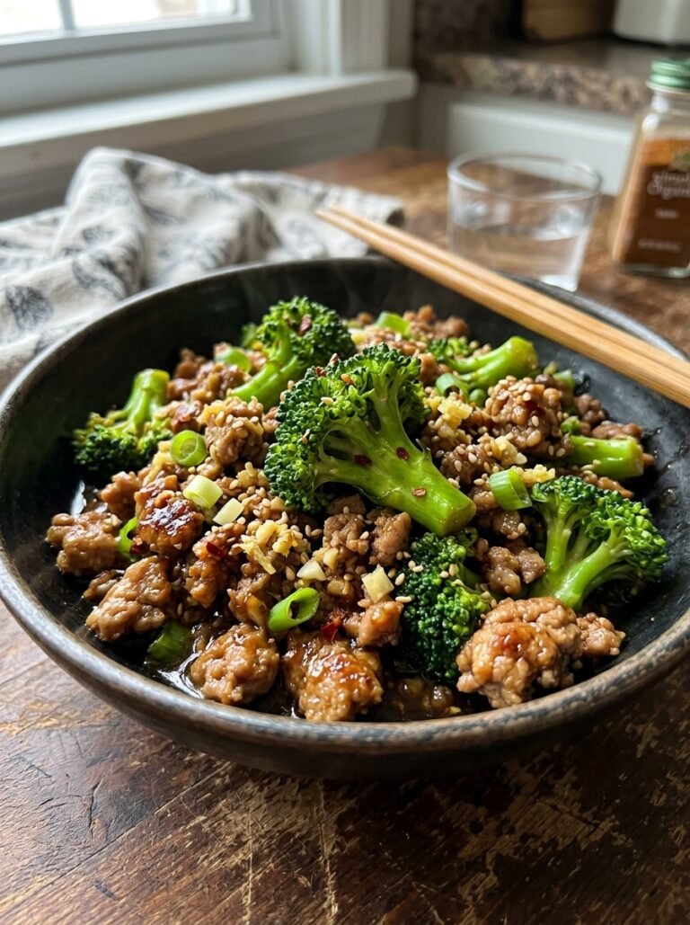 Broccoli ground turkey 202604141825
