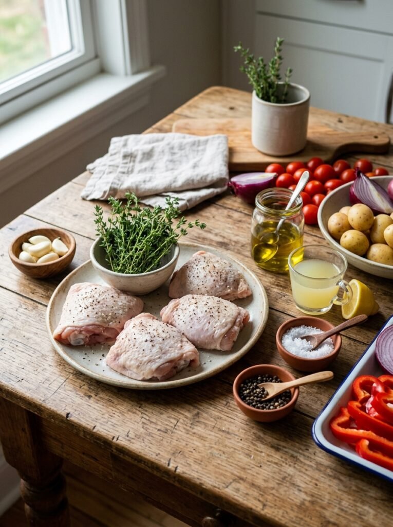 Chicken ingredients on 202604141821