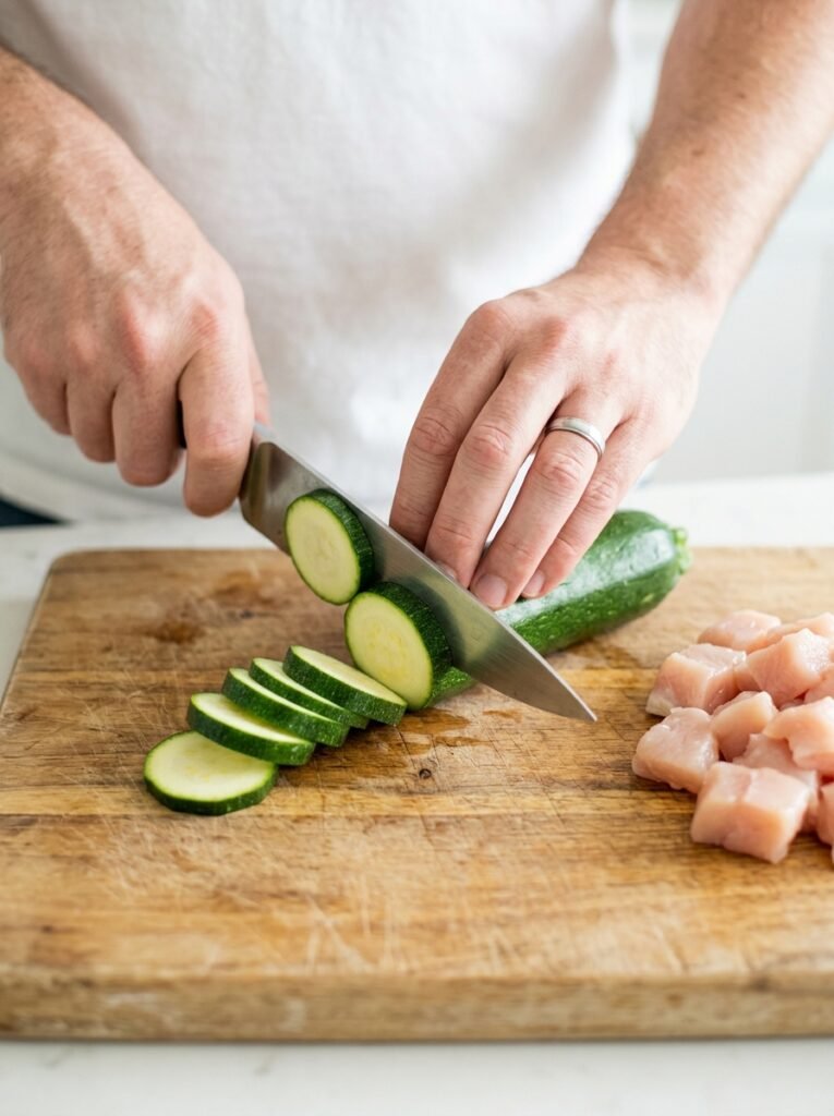 Cooking Zucchini Chicken 202604101837
