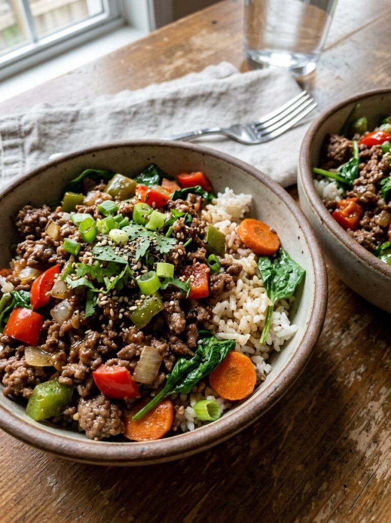 Ground beef rice 202604141901