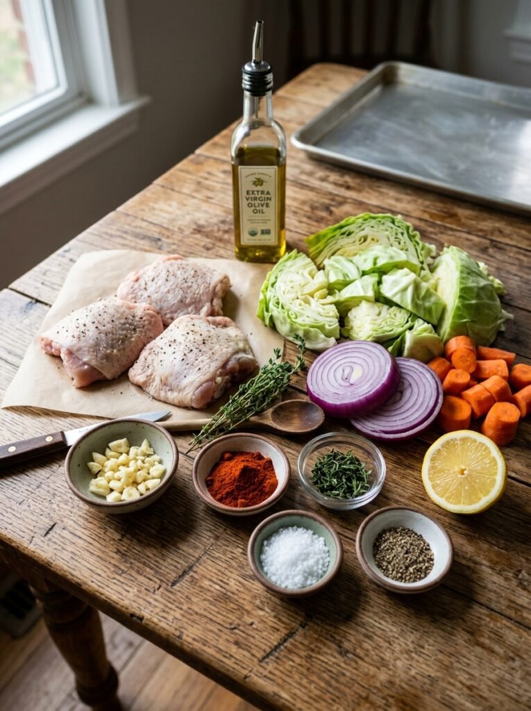 Ingredients for Cabbage 202604261907