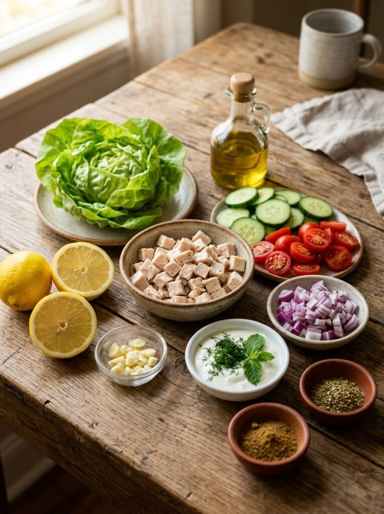 Ingredients for lettuce 202604281514