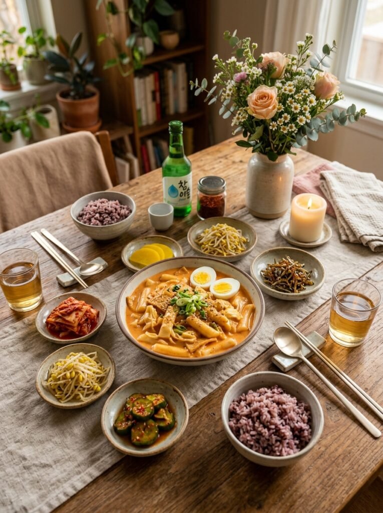 Rose tteokbokki recipe setup 202605031215