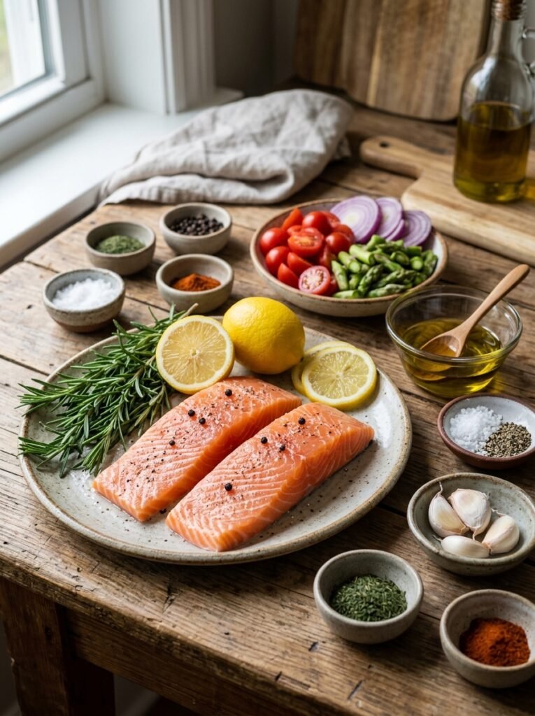 Salmon ingredients on 202604261911
