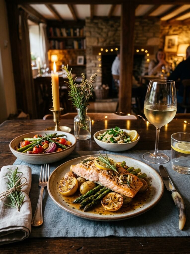 Salmon with side 202604261911