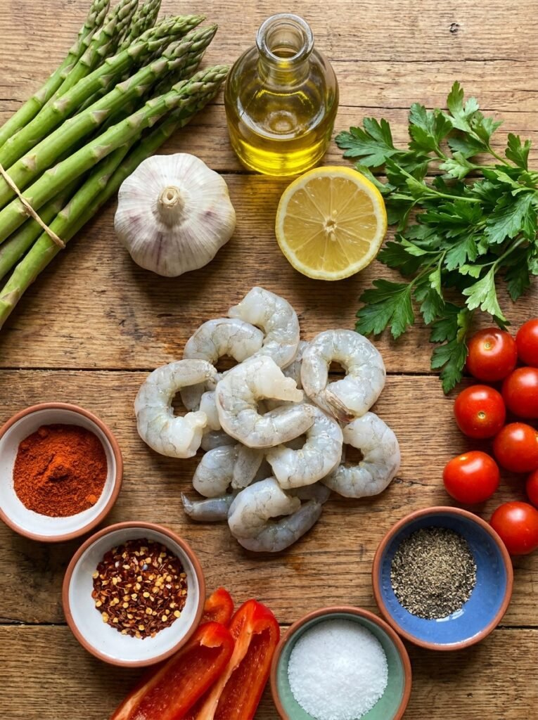 Shrimp asparagus skillet meal in… 202605011733
