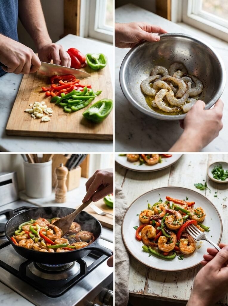 Shrimp pepper skillet 202604121410