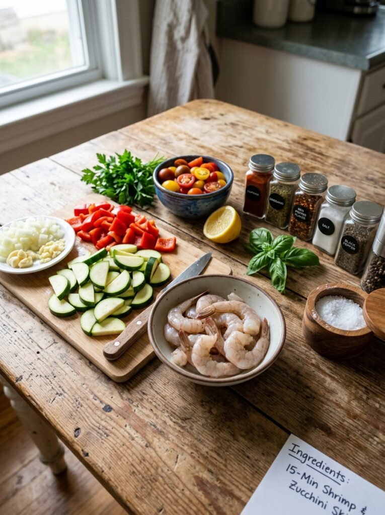 Shrimp zucchini skillet 202604221339