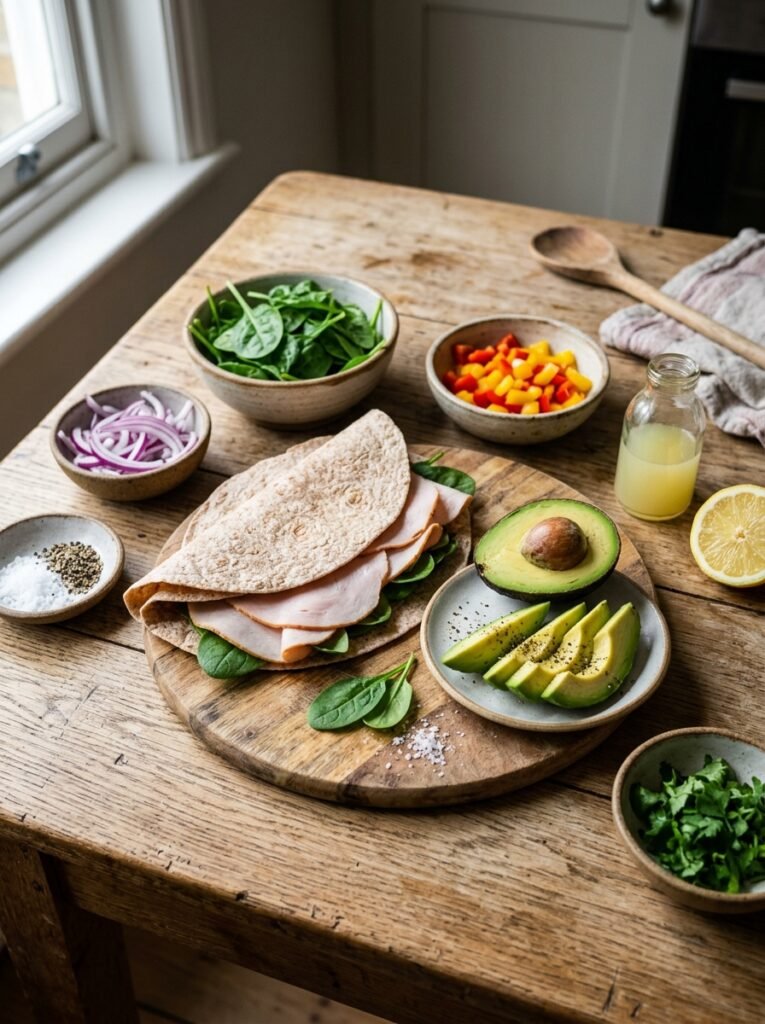 Turkey avocado wraps 202604261857