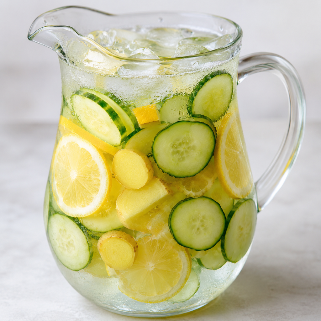 Lemon Ginger Cucumber Water Recipe: The Ultimate Refreshing Detox Drink 2026 12 Lemon Ginger Cucumber Water Recipe