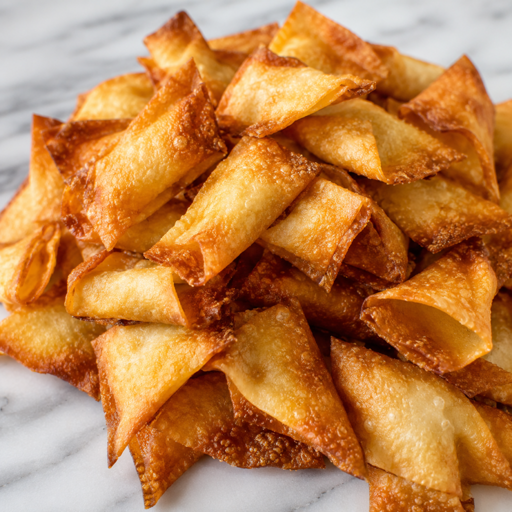 Air fryer lumpia chips weight loss snack Recipe