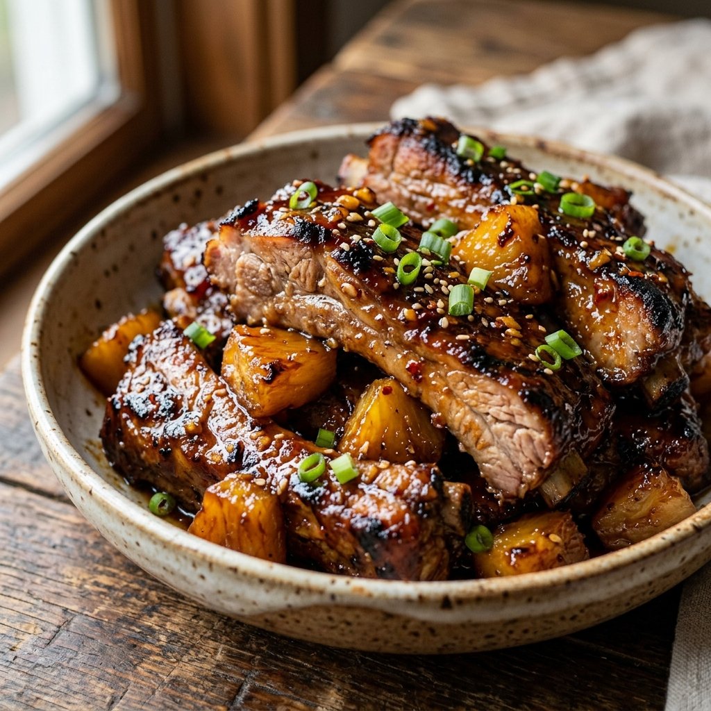 Sticky Pineapple Ribs Recipe