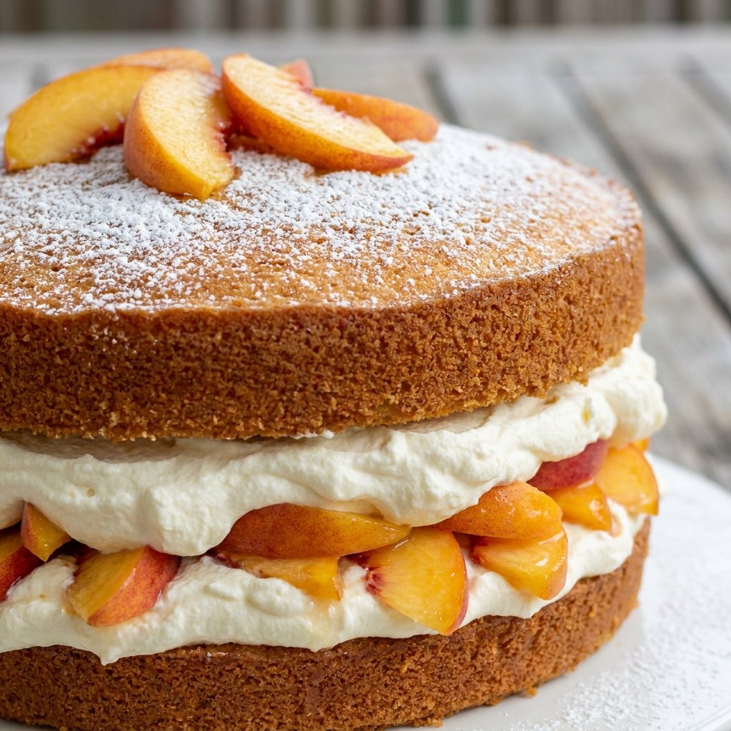 Peaches and Cream Victoria Sandwich Recipe 2026 10 Peaches and Cream Victoria Sandwich Recipe