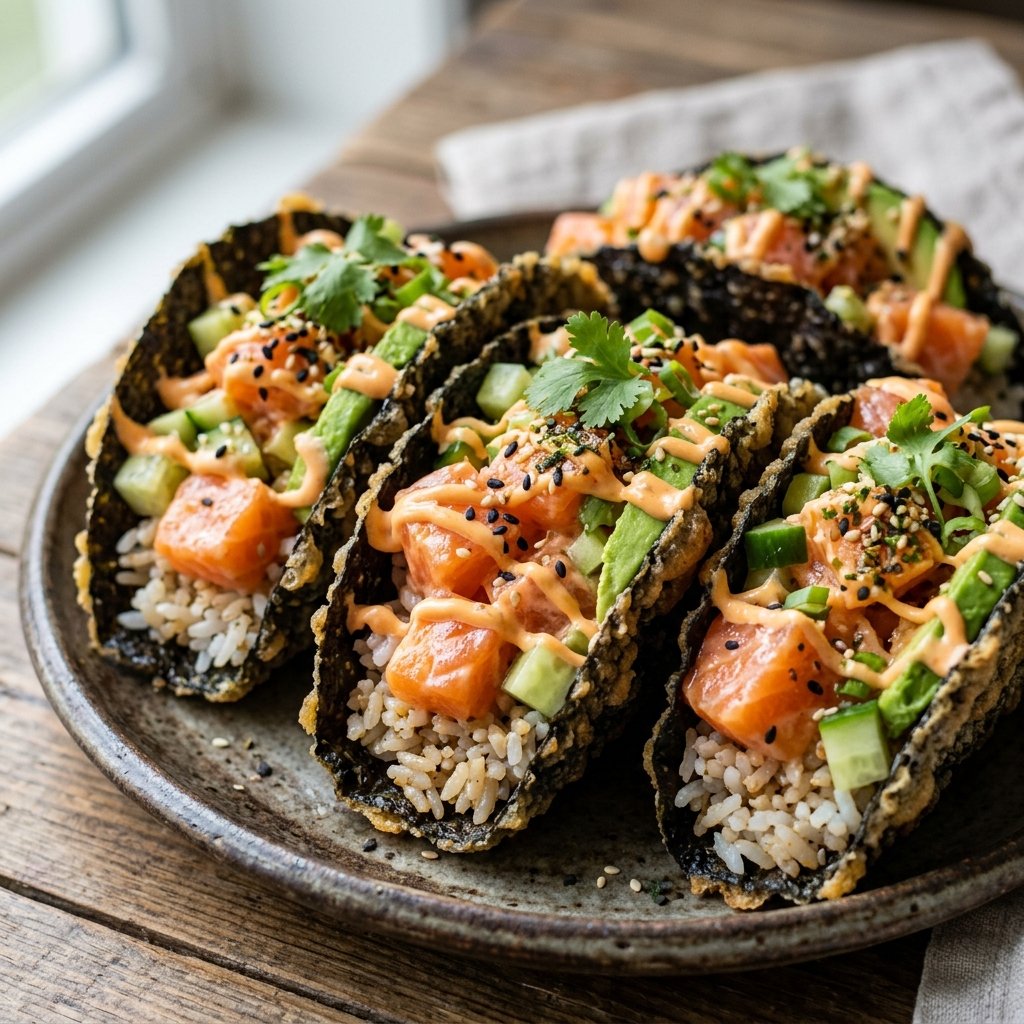 Viral Sushi Tacos Recipe