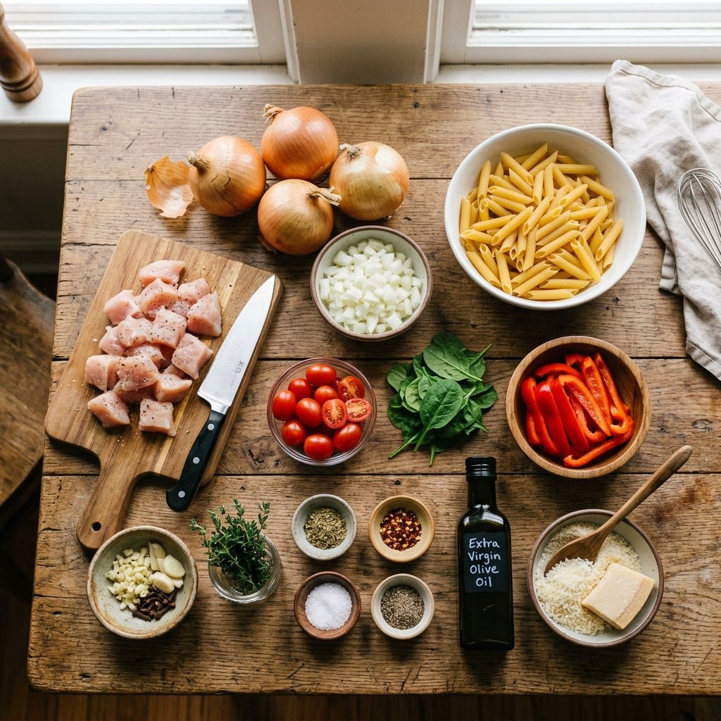 Caramelized Onion Chicken Pasta Recipe: A Gourmet Homemade Meal 2026 13 Caramelized Onion Chicken Pasta Recipe