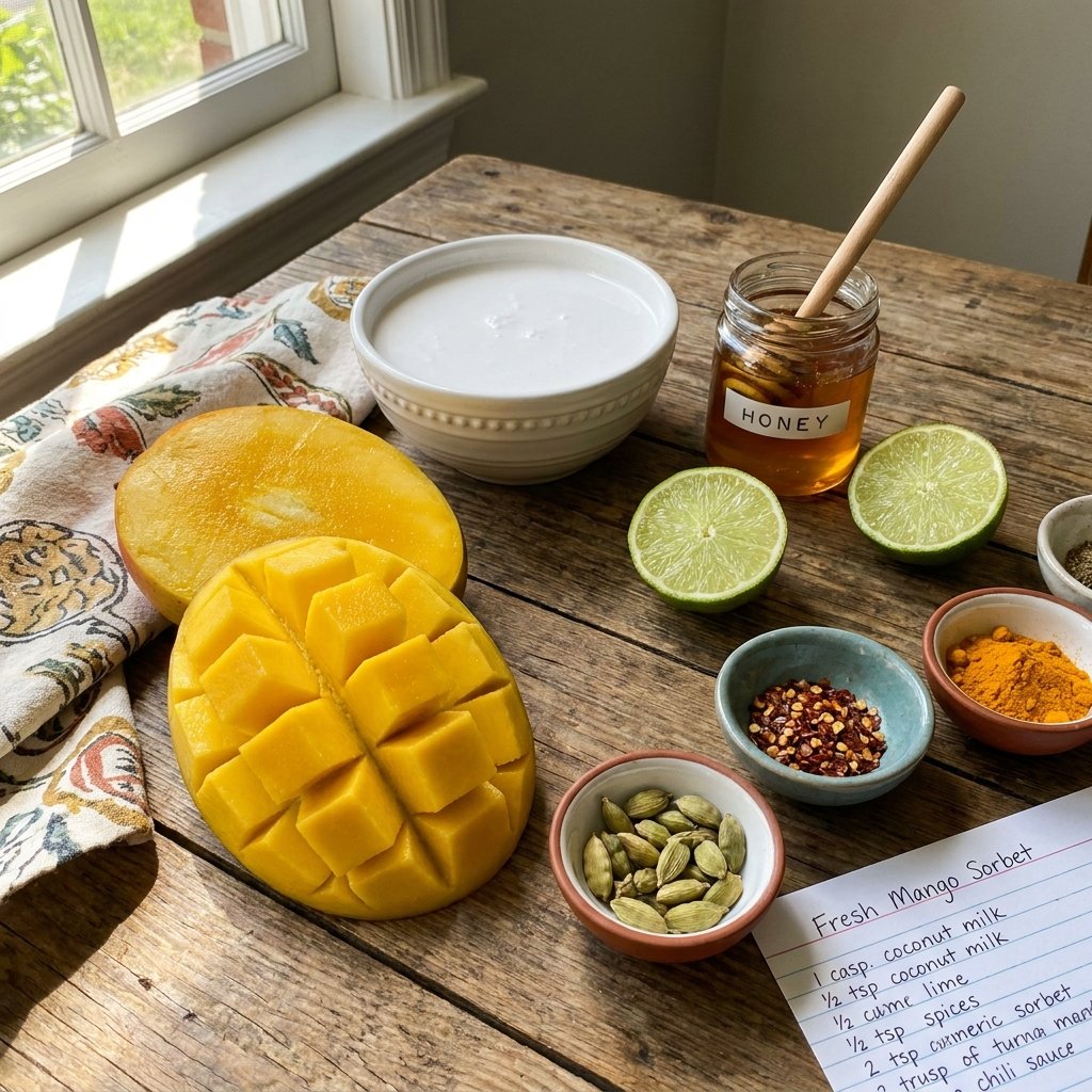 Ninja Creami Mango Sorbet Recipe