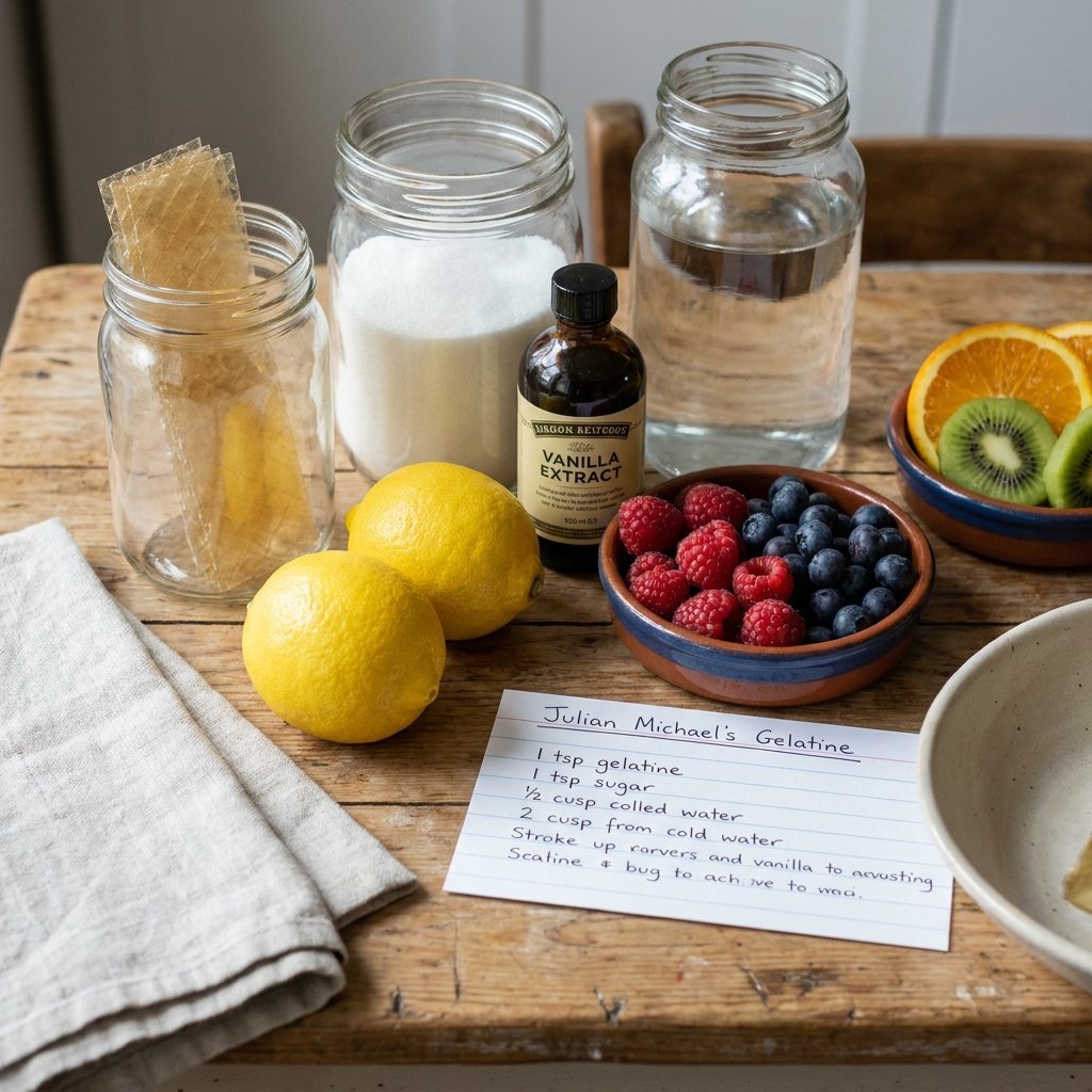 Julian michael gelatine recipe