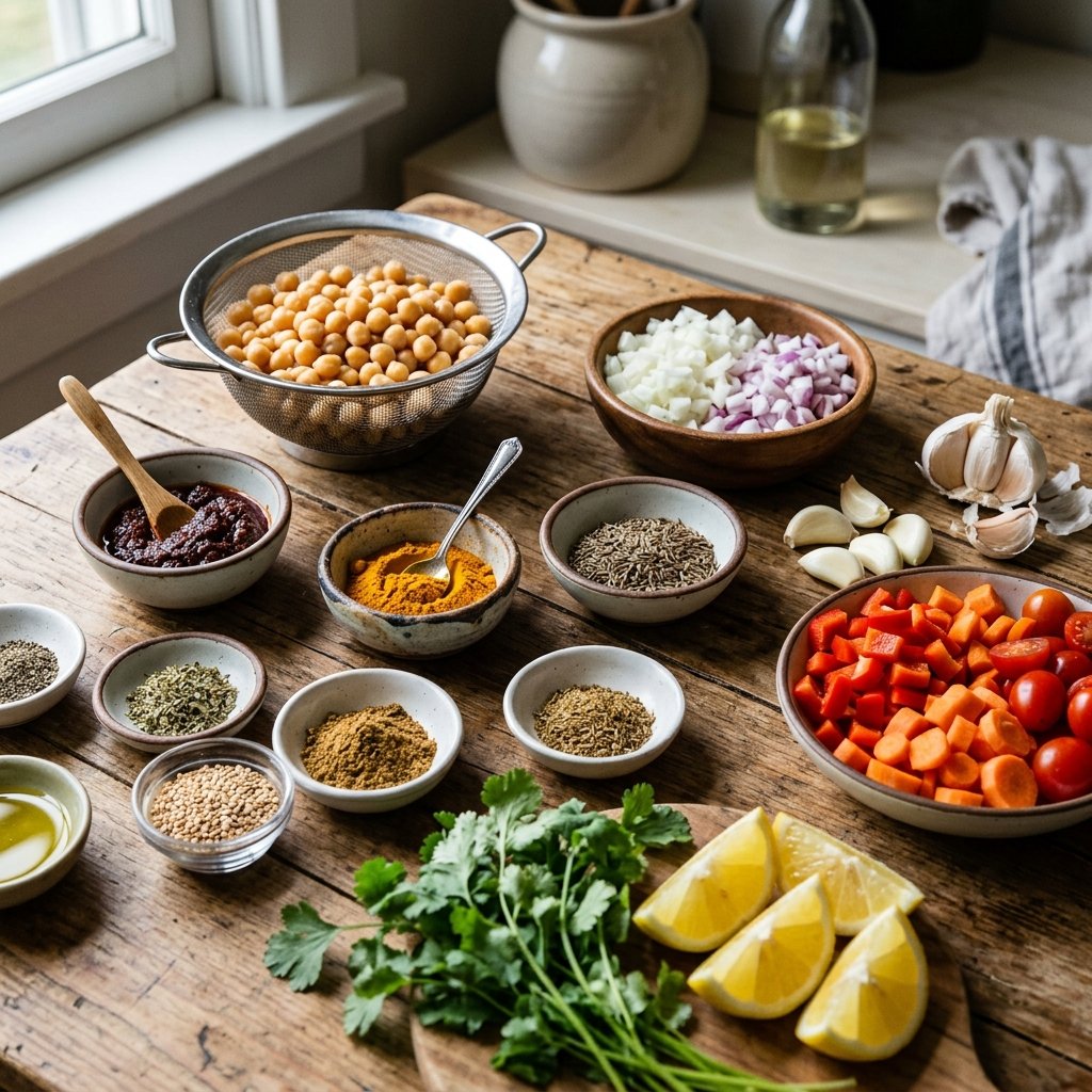 Harissa Chickpeas With Turmeric Rice recipe