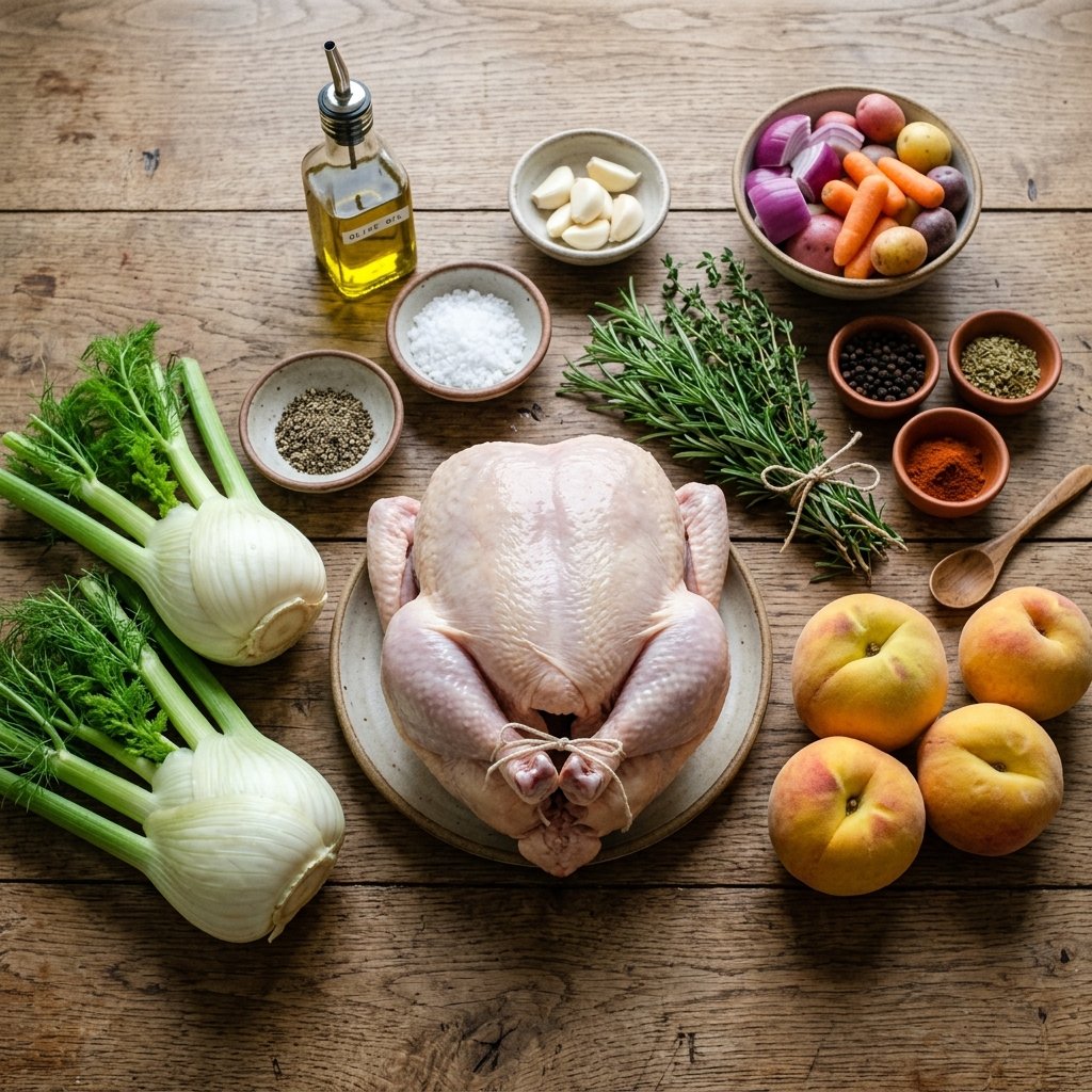 Roasted Chicken With Fennel and Peaches Recipe 2026 13 Roasted Chicken With Fennel and Peaches recipe