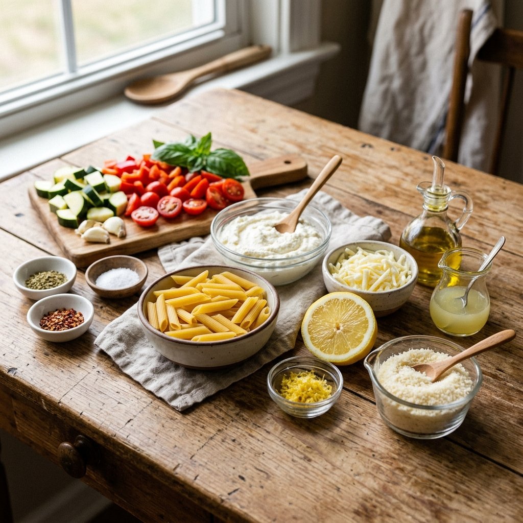 Lemon Ricotta Pasta Bake Recipe