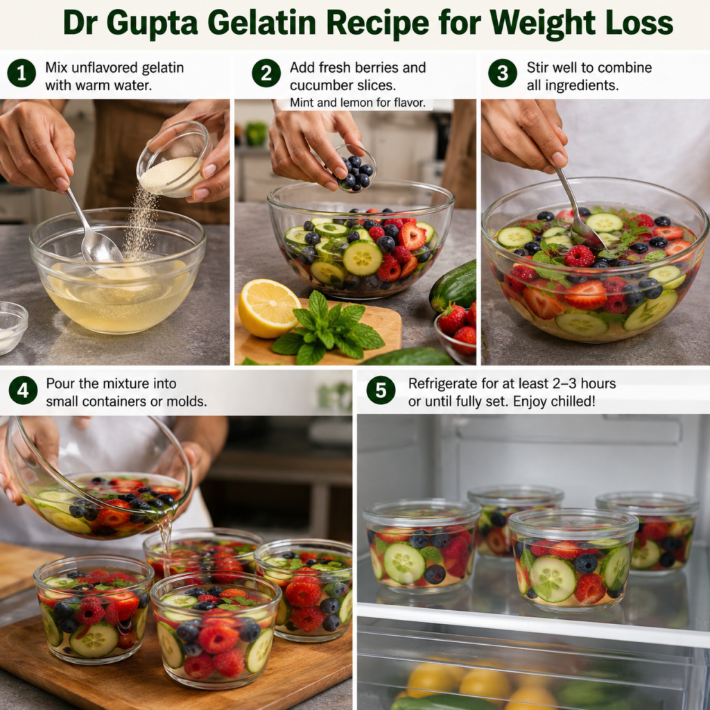dr gupta gelatin recipe for Weight Loss