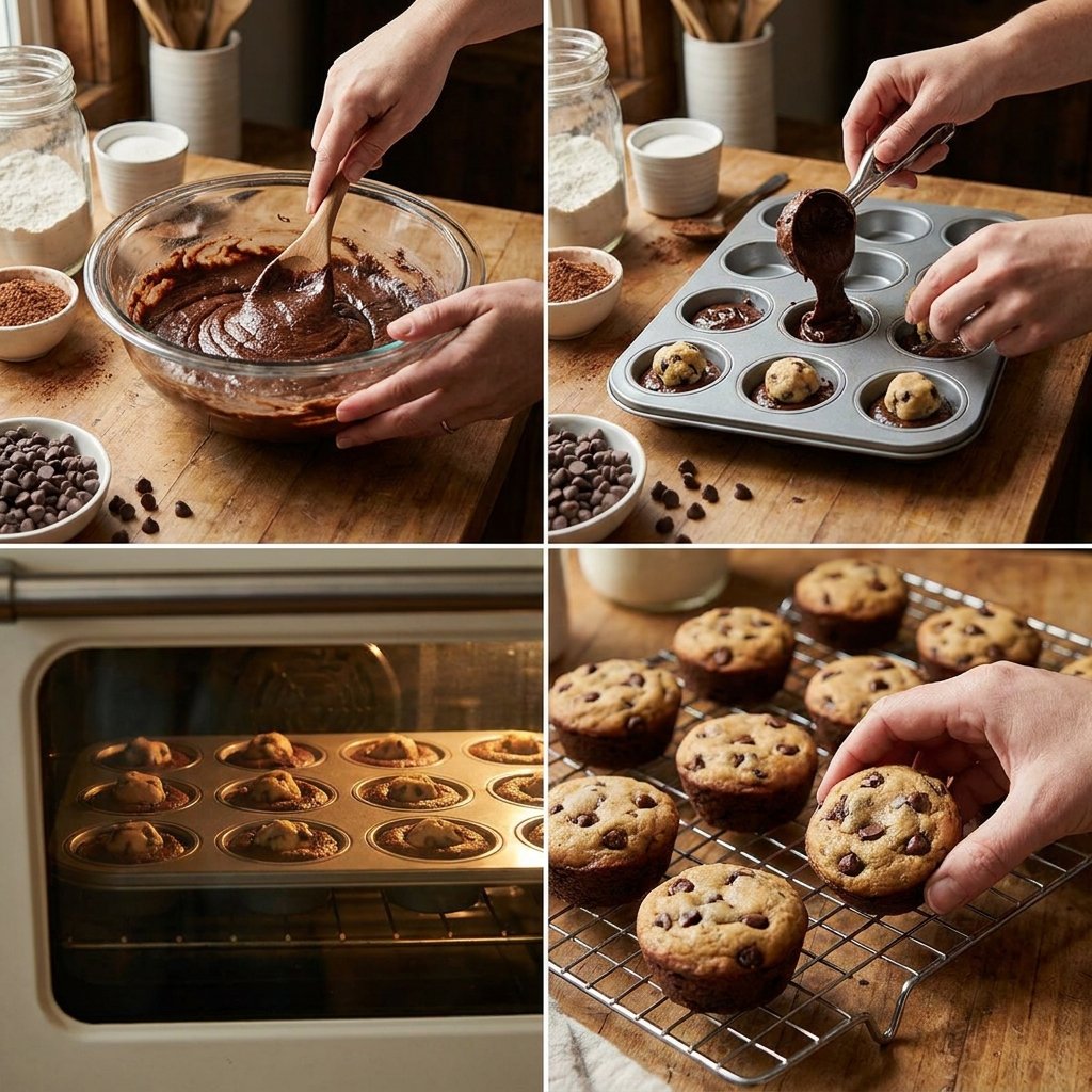 Chocolate Chip Cookie Dough Brownie Bites: The Ultimate Fudgy Dessert Recipe 2026 14 chocolate chip cookie dough brownie bites