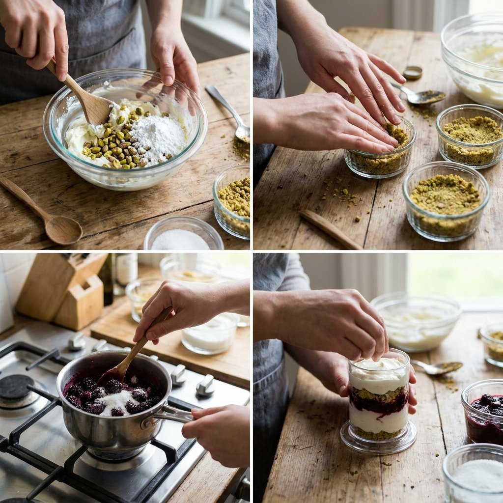 Pistachio Blackberry Cheesecake Towers Recipe: Elegant Dessert Guide 2026 14 pistachio blackberry cheesecake towers recipe