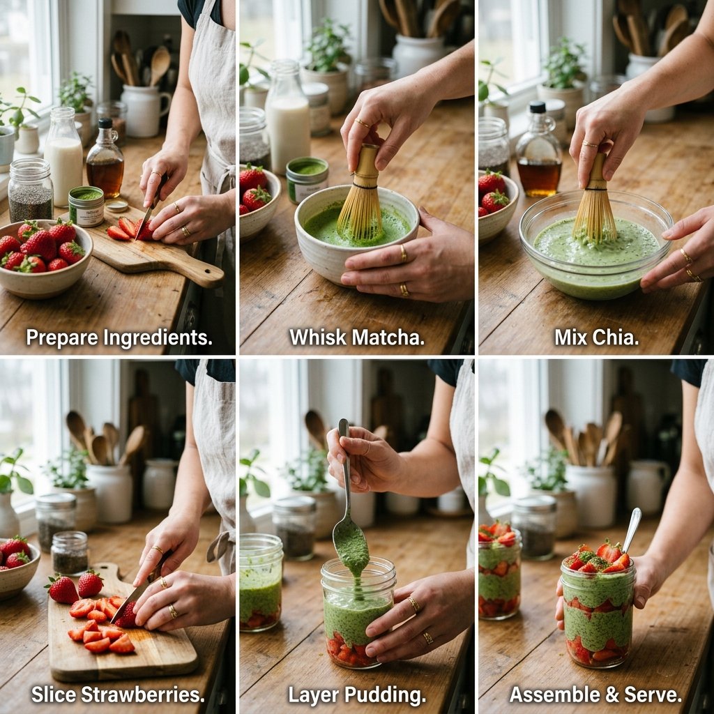 Strawberry Matcha Chia Pudding Recipe: A Healthy Breakfast Superfood Bowl 2026 14 Strawberry Matcha Chia Pudding Recipe
