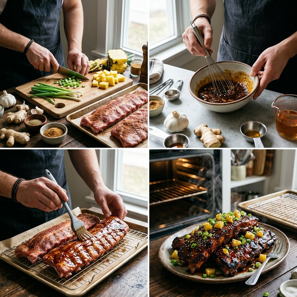 Sticky Pineapple Ribs Recipe