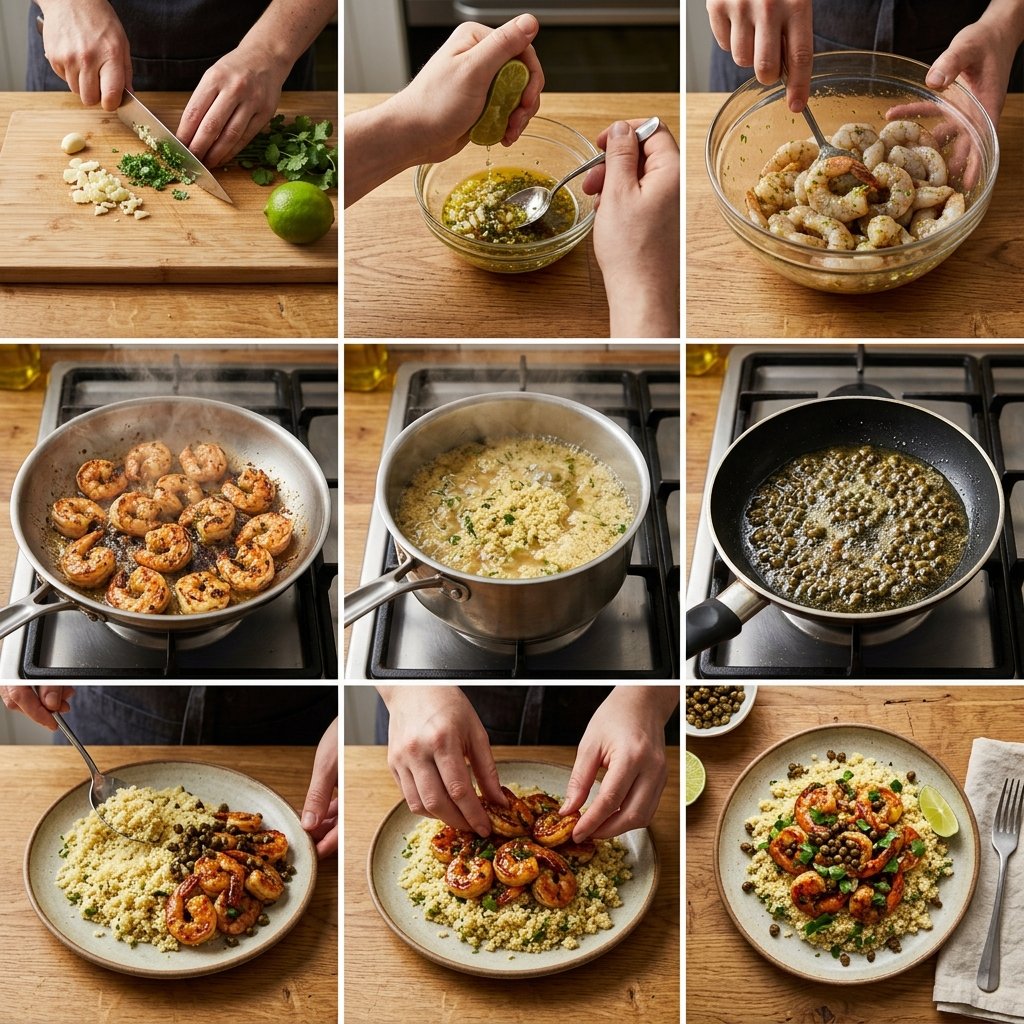 Mojo Shrimp With Couscous and Fried Capers Recipe 2026 14 Mojo Shrimp With Couscous and Fried Capers Recipe