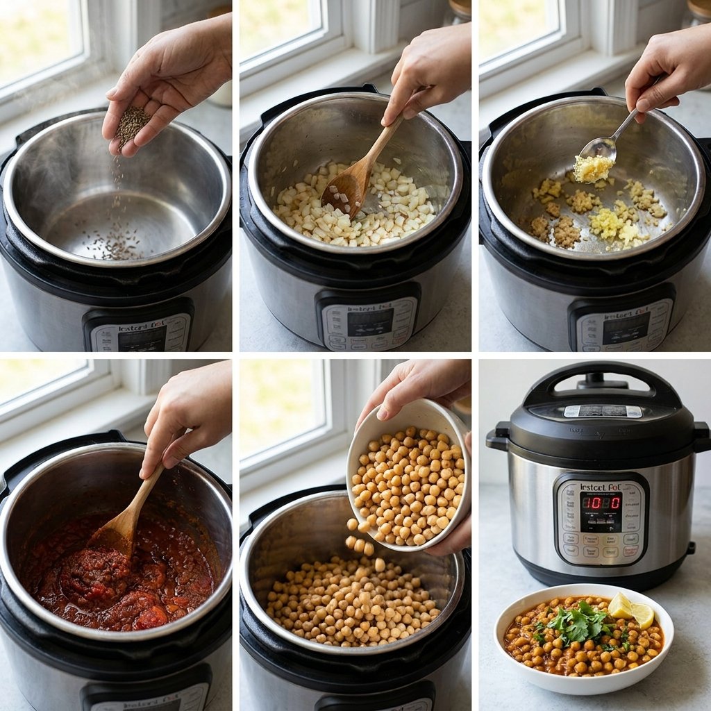 Chana Masala Instant Pot Zero Oil: A Healthy, Flavorful Chickpea Curry 2026 14 chana masala instant pot zero oil