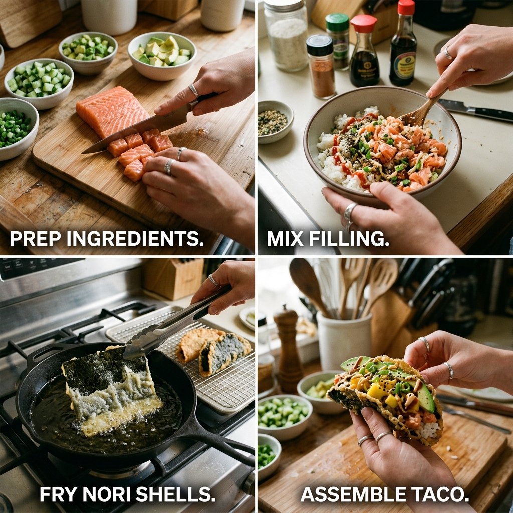 Viral Sushi Tacos Recipe
