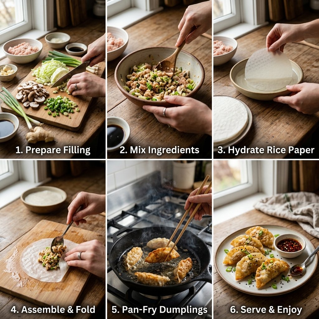 Crispy Rice Paper Dumplings Recipe