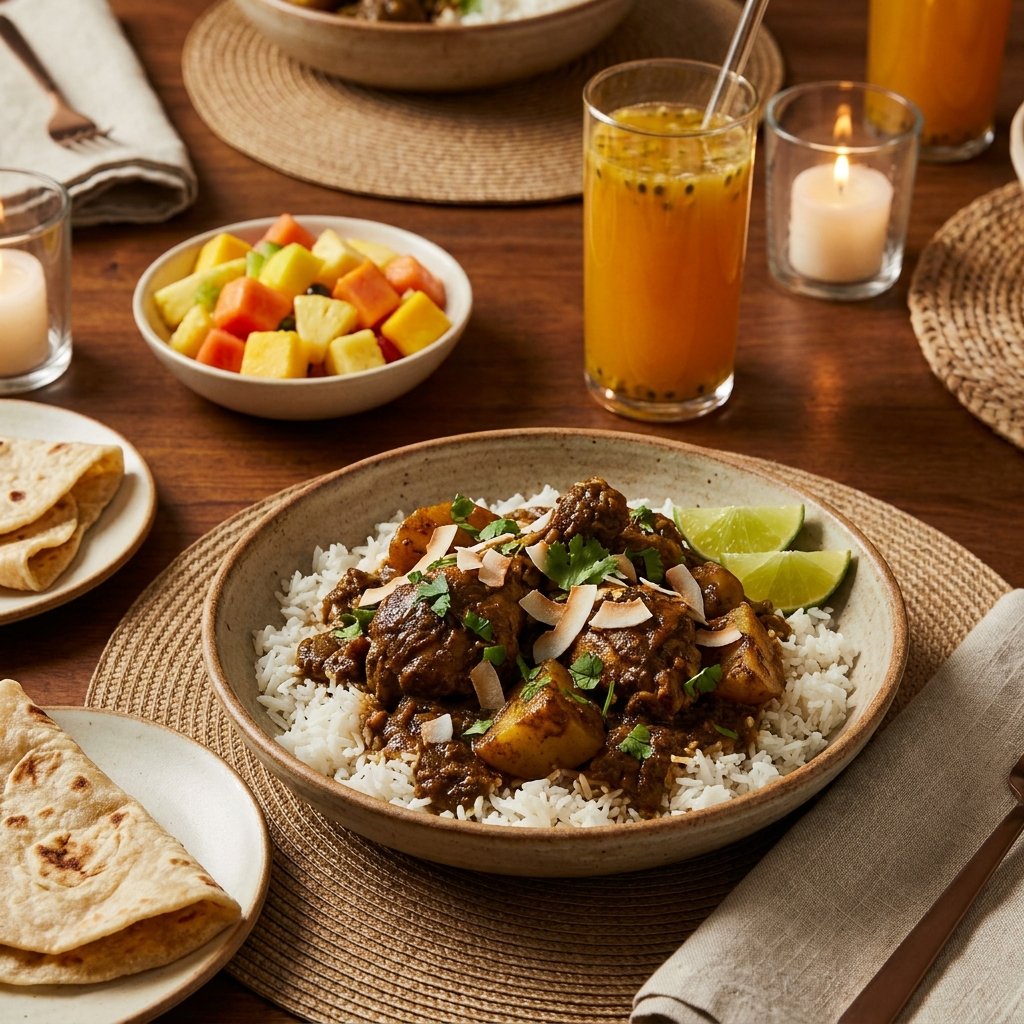 caribbean curry bowl homemade recipe