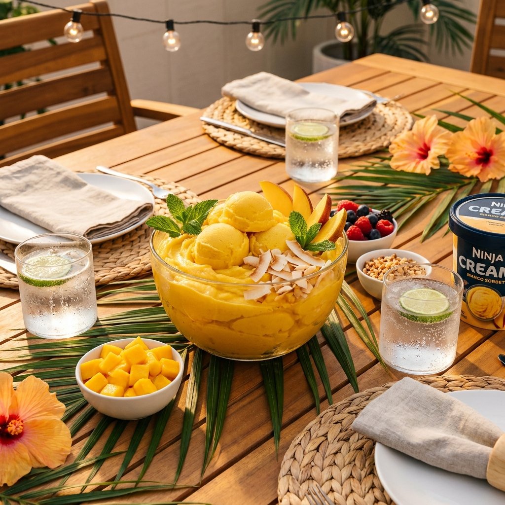 Ninja Creami Mango Sorbet Recipe
