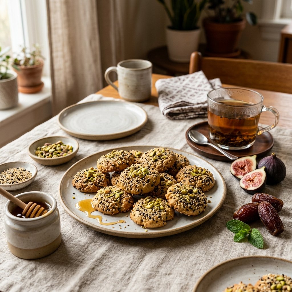 Sesame and Pistachio Butter Cookies Recipe: Nutty, Crispy Homemade Treats 2026 15 Sesame and Pistachio Butter Cookies recipe