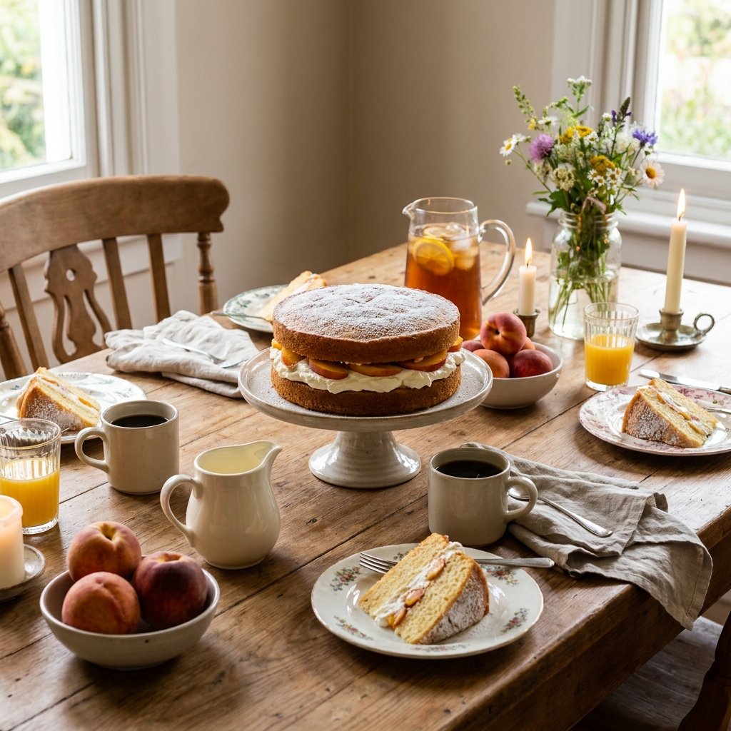 Peaches and Cream Victoria Sandwich Recipe 2026 13 Peaches and Cream Victoria Sandwich Recipe
