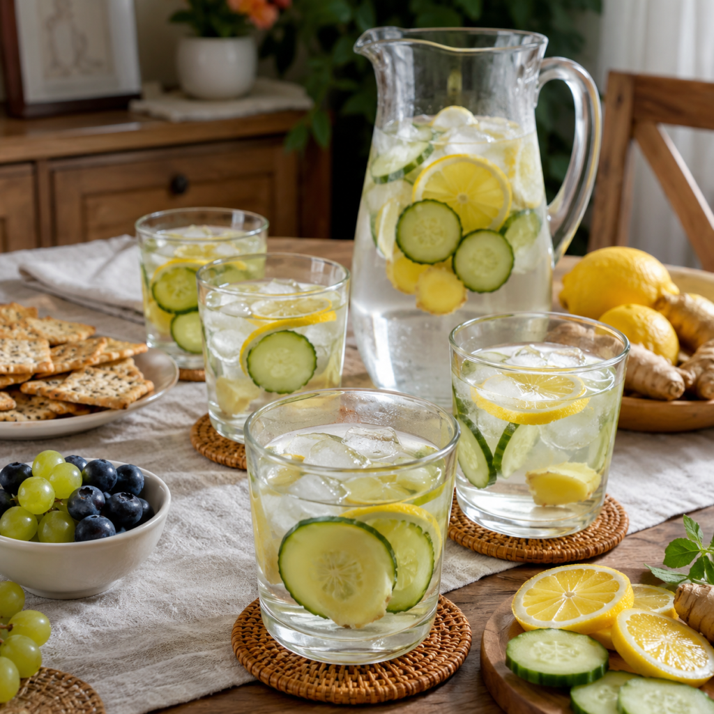 Lemon Ginger Cucumber Water Recipe: The Ultimate Refreshing Detox Drink 2026 15 Lemon Ginger Cucumber Water Recipe