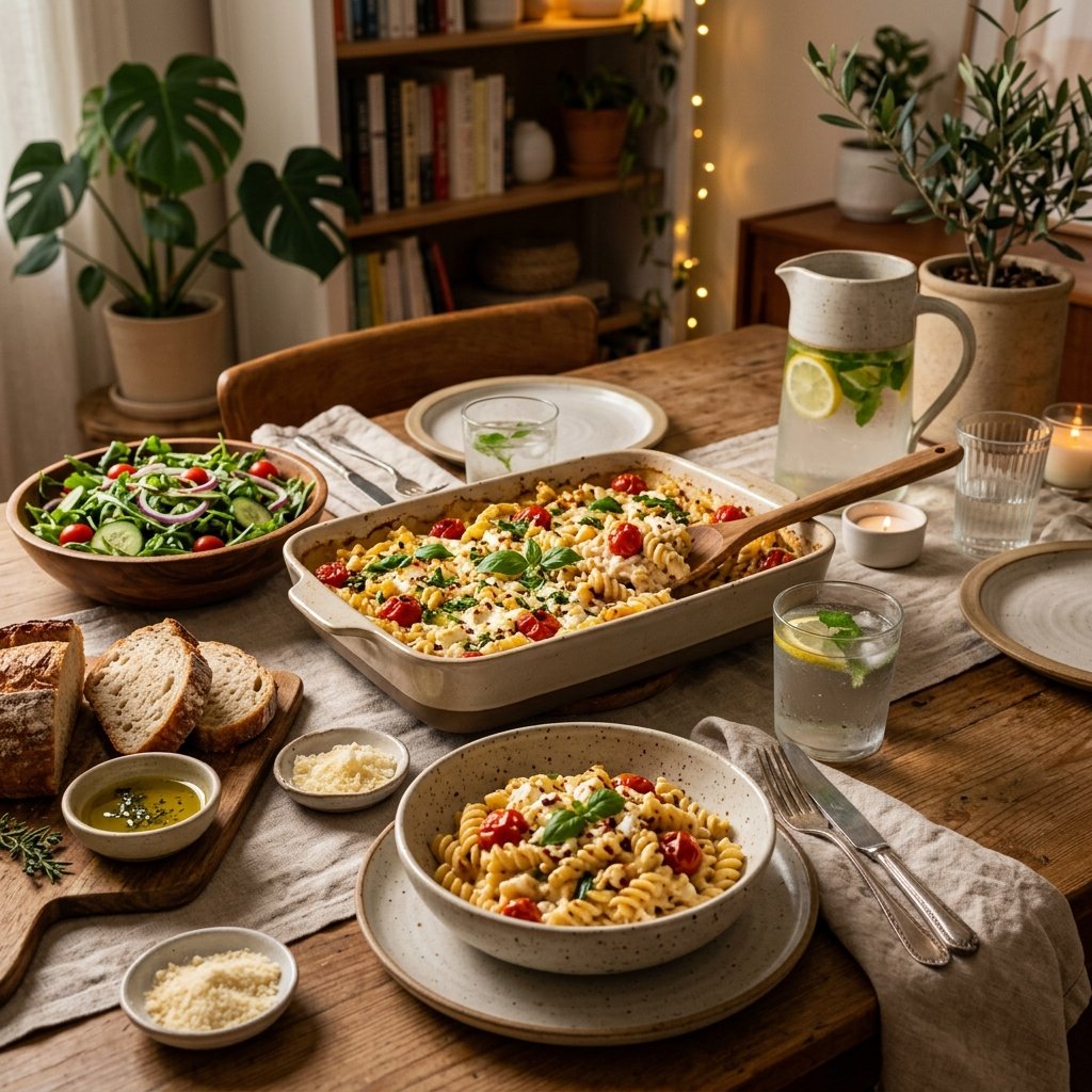 Viral Baked Feta Pasta Recipe
