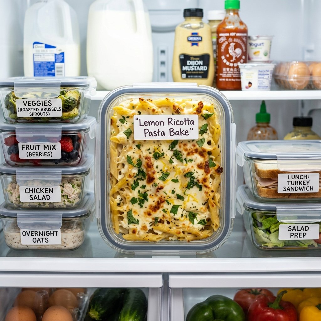 Lemon Ricotta Pasta Bake Recipe
