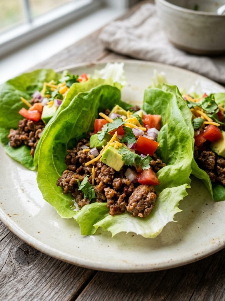 Easy High Protein Beef Avocado Lettuce Tacos Recipe 12 Beef avocado lettuce tacos 202605301341