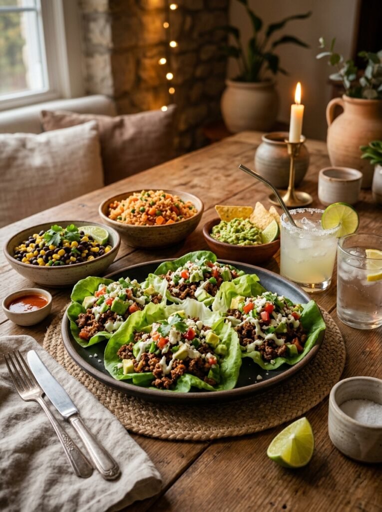 Easy High Protein Beef Avocado Lettuce Tacos Recipe 15 Beef avocado lettuce tacos setup 202605301343