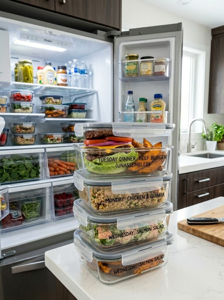 High Protein Beef Burger Lettuce Dinner Stack 16 Beef burger lettuce dinner stack 202605212142 1